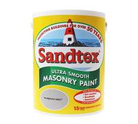 Sandtex masonry paint, 5 litres, ultra smooth brickwork, grey