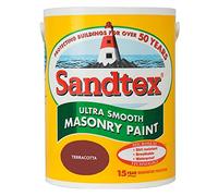 Sandtex 5L Smooth Masonry Paint Terracotta