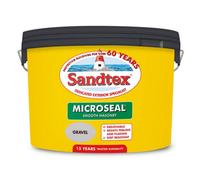 Sandtex Microseal Exterior Smooth Masonry Paint Gravel 10L