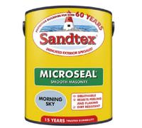 Sandtex Microseal Exterior Smooth Masonry Paint Morning Sky 5L
