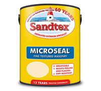 Sandtex Microseal Fine Textured Masonry Paint, Plymouth Grey, 15 Years Protection