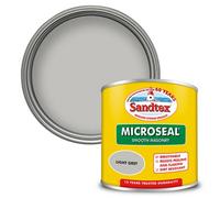 Sandtex Microseal Light Grey Matt Masonry Paint, 150Ml Tester Pot