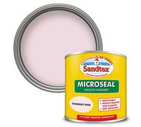 Sandtex Microseal Somerset Pink Matt Masonry Paint, 150Ml Tester Pot