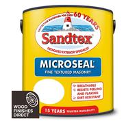 Sandtex Fine Textured Masonry Paint 5L, SANDSTONE - A9600R, 15 Years Protection