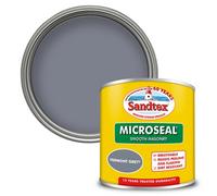Sandtex Microseal Vermont Grey Matt Masonry Paint, 150Ml Tester Pot