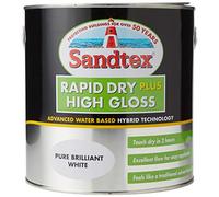 Sandtex Retail Rapid Dry Plus High Gloss Brilliant White 2.5 L
