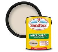 Sandtex Ultra Smooth Sandstone Beige Masonry Paint, 2.5L