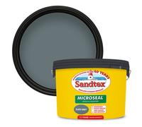 Sandtex Slate Grey Smooth Matt Masonry Paint, 10L Tub