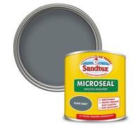 Sandtex Slate Grey Smooth Matt Masonry Paint, 150Ml Tester Pot