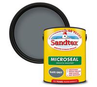 Sandtex Slate Grey Smooth Matt Masonry Paint, 5L Tub