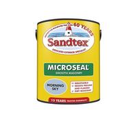 Sandtex Microseal Smooth Masonry Paint 5ltr Morning Sky