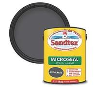 Sandtex Smooth Masonry Paint Anthracite 2.5L Exterior Microseal