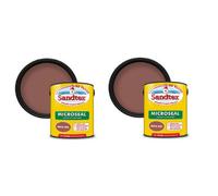 Sandtex Smooth Masonry Paint Brick Red 5L Pack Of 2