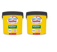 Sandtex Smooth Masonry Paint Chalk Hill 10L Pack Of 2