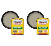 Sandtex Smooth Masonry Paint French Grey 5L Pack Of 2