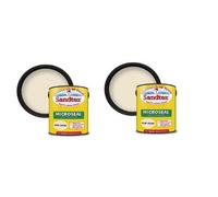 Sandtex Smooth Masonry Paint Ivory Stone 5L Pack Of 2