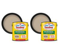 Sandtex Smooth Masonry Paint Mid Stone 2.5L Pack Of 2