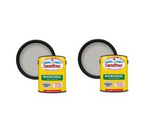 Sandtex Smooth Masonry Paint Plymouth Grey 5L Pack Of 2