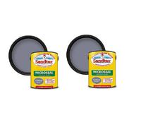 Sandtex Smooth Masonry Paint Vermont Grey 2.5L Pack Of 2