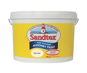 Sandtex Textured Masonry Paint Ivory Stone 10L