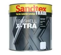Sandtex Paint Trade White Eggshell X-TRA 2.5 Litre
