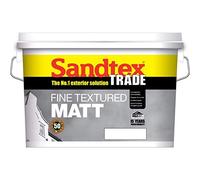 Sandtex Trade Fine Textured Matt Brilliant White 10L
