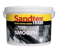Sandtex Trade High Cover Smooth 5lt Brilliant White