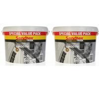 Sandtex Trade High Cover Smooth Paint Brilliant White 7.5L Pack Of 2