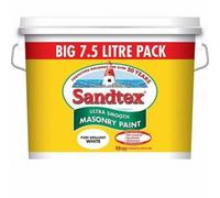 Sandtex Ultra Smooth Masonry Paint - Pure Brilliant White - 7.5 litres