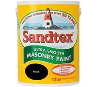 Sandtex Ultra Smooth Masonry Paint 5 Litre Stock Colours - Black
