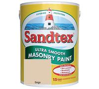 Sandtex Ultra Smooth Masonry Paint 5 Litre Stock Colours - Bitter Chocolate