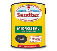 Sandtex Microseal Smooth Masonry Paint 5ltr Black