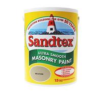 Sandtex Ultra Smooth Masonry Paint 5 Litre Stock Colours - Mid Stone