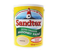 Sandtex Ultra Smooth Masonry Paint 5 Litre Stock Colours - Sandstone