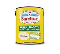 Sandtex Ultra Smooth Masonry Paint 5L - Ivory Stone