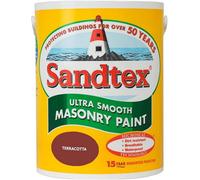 Sandtex Ultra Smooth Microseal Masonry Paint 5L - Terracotta