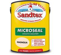 Sandtex Ultra Smooth Weatherproof Masonry Paint - Magnolia 2.5 L