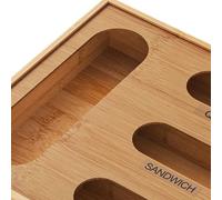 Sandwich Bag , 4-in-1 Reusable Container - Storage for Kitchen Drawer, for Sandwich Snack Cupboard Wardrobe Bathroom Garage Washroom Sink Counter Home