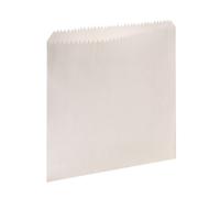 Sandwich bags, paper bags, 8.5 x 8.5 " white greaseproof counter bags, PACKS OF 1000