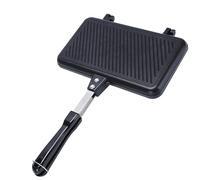 Sandwich Baking Mould - Double-Sided Non-Stick Grill, Even Heat Conduction, Easy to Clean and Compact in Design, Perfect for Toast, Cheese, Snacks, Travel, Garden, Kitchen, Student Apartment