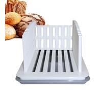 Sandwich Bread Slicer | with Tray Foldable Multifunctional - Foldable Bread Slicer Cooking Tools - for Home Kitchen Restaurant Cooking Homemade Food Cake Loaf Potato