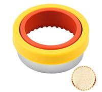 Sandwich Cutter and Sealer,Durable Animals Shapes Cake Sandwich Bread Pancake Mold,DIY Cookie Cutters Gift for Kids Adult Boys Girls (E:Round)