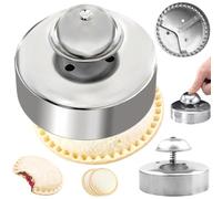 Sandwich Cutter and Sealer Round 3.5 Inch Sandwich Cutter Top Press Sealer Multi-Purpose Uncrustable for Cookie, Pie