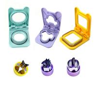 Sandwich Cutter and Sealer, Stainless Steel Decruster Sandwich Maker-Crustless Sandwich Cutters Shapes for Girls Boys, Lunch & Bento Box Accessories, Bread Cookie Cutters for Kids