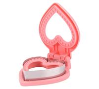 Sandwich Cutter - Heart Design Cookie Cutter, Bread Cutter Press | Heart Shaped Toast Cutter with Humanized Design, Breakfast Toast Cutter for Breakfast for Kids, 5.5 x 4.75 x 1.77 inches