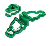 Sandwich Cutter Sealer | 10.6-11.1x13-15cm PP Stainless Steel Dinosaur Star Bread Mold | Cookie Cutter Food Grade Tool | Sandwich Toast Dessert Maker | Children Kitchen Baking Fun | Easy Use Cleaning