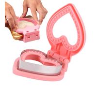 Sandwich Cutting Mould - Stainless Steel Toast Scissors | Heart-Shaped Bread Sealer Cookie Cutter | DIY Sandwich Maker for Children Breakfast Box Lunch Picnic Easy to Clean and Reusable
