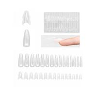 Sandwich Dual Nail Form,240Pcs Transparent Dual Forms Nails for Poly Gel & Builder Gel Extensions,15 Size Nail Extension Forms,Nail Molds for Quick Salon Quality Nail Extension at Home