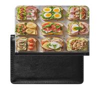 Sandwich Encyclopedia Passport Holder with Card Slots Portable Passport Cover Compact Waterproof Passports Protector