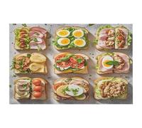 Sandwich Encyclopedia Rug Non-Slip Low Pile Throw Rug Soft Area Rugs Washable Door Mat Easy Clean Floor Carpet Indoor Decor Carpet Rubber Backed Throw Rugs Entryway Mat